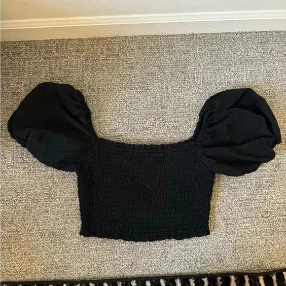 wild fable Tops - Puff Sleeve Crop Top